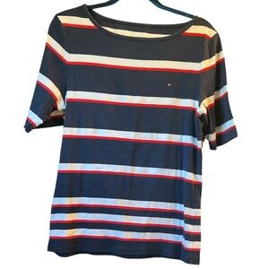 Tommy Hilfiger Color Block Longline Top - Size XL